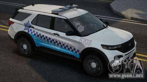 CPD 2020 Ford Explorer HQ para GTA San Andreas