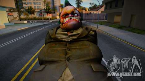 Duke con mascara Pudge de Dota 2 de Resident Evi para GTA San Andreas