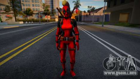 Lady Deadpool 1 para GTA San Andreas