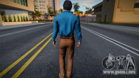 Ash Williams Joven Zombie o Muerto de Evil Dead para GTA San Andreas