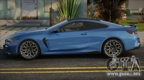 BMW M8 Azul Competición para GTA San Andreas