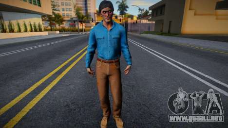 Ash Williams Joven Zombie o Muerto de Evil Dead para GTA San Andreas