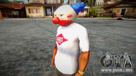 Chuckles Mask For CJ para GTA San Andreas