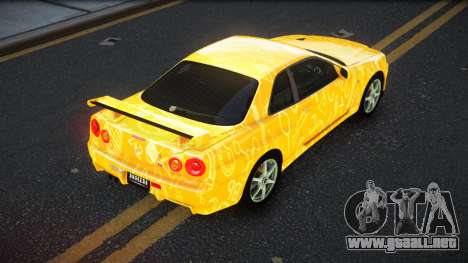 Nissan Skyline R34 JaP S1 para GTA 4