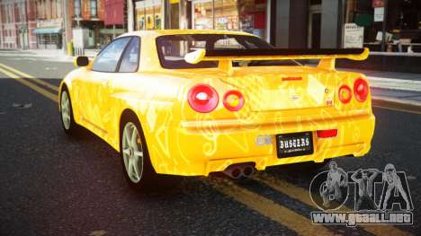 Nissan Skyline R34 JaP S1 para GTA 4