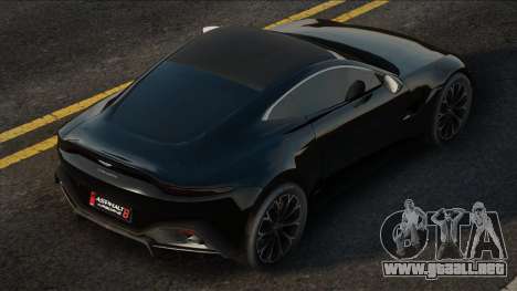 Aston Martin Vantage 2018 Blek para GTA San Andreas