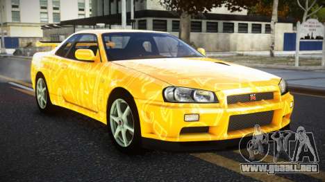 Nissan Skyline R34 JaP S1 para GTA 4