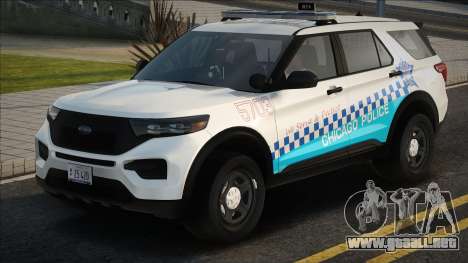 CPD 2020 Ford Explorer HQ para GTA San Andreas