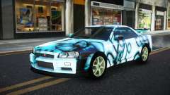 Nissan Skyline R34 JaP S3 para GTA 4