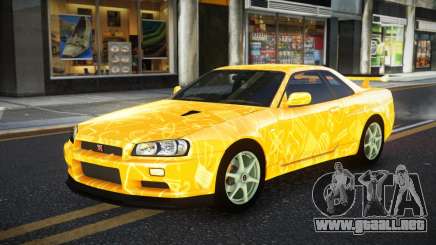 Nissan Skyline R34 JaP S1 para GTA 4