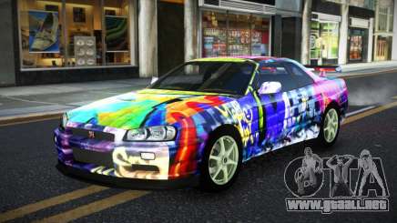 Nissan Skyline R34 JaP S14 para GTA 4