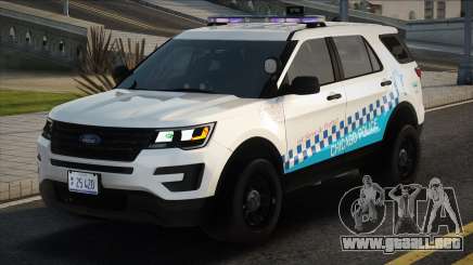 CPD 2016 Ford Explorer para GTA San Andreas