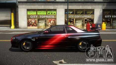 Nissan Skyline R34 ZL-R S2 para GTA 4