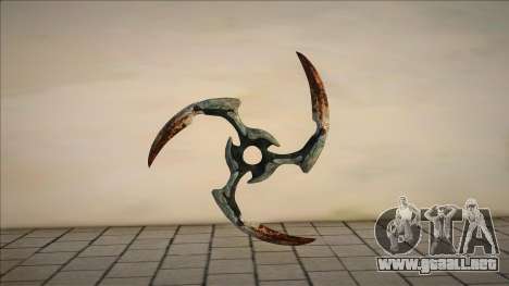 Guja o Glaive de Hayden Tenno infectado de Dark para GTA San Andreas