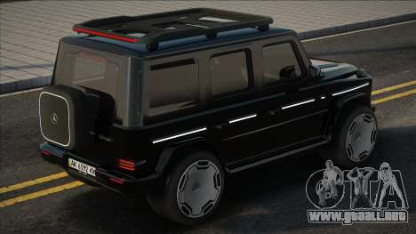 Mercedes-Benz EQG Ukr Plate para GTA San Andreas