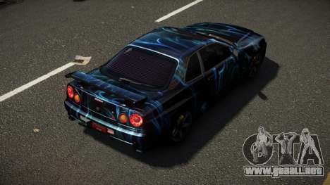 Nissan Skyline R34 ZL-R S12 para GTA 4