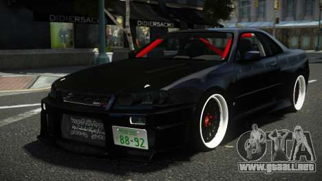 Nissan Skyline R34 VZX para GTA 4