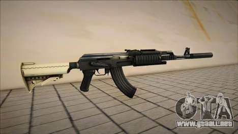 AK-47 Cromo para GTA San Andreas