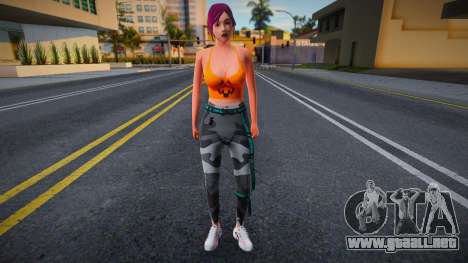 Muchacha joven en el estilo de CA 8 para GTA San Andreas