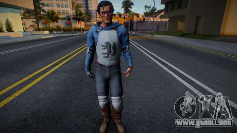 Ash Williams Con Traje Medieval Muerto o Zombie para GTA San Andreas