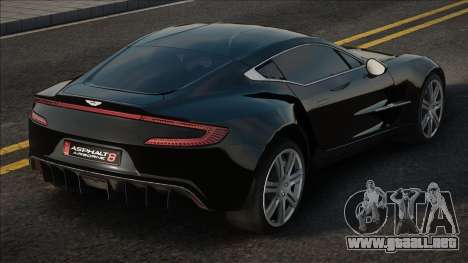 Aston Martin One-77 Blek para GTA San Andreas