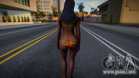 Sable from Zombie Hunter: Invasion [Police Swim] para GTA San Andreas