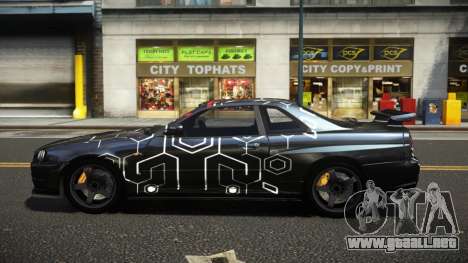 Nissan Skyline R34 ZL-R S1 para GTA 4