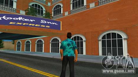 Modern palm shirts for Tommy v4 para GTA Vice City