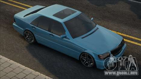 Mercedes Benz W140 Blue para GTA San Andreas