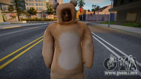 Cesar In A Goofy Ahh Bear Costume para GTA San Andreas