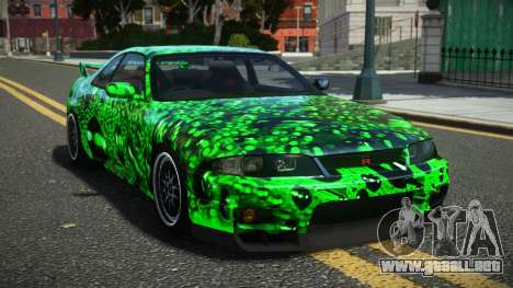 Nissan Skyline R33 DTI S14 para GTA 4