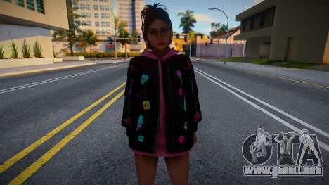 Muchacha joven al estilo de SA 1 para GTA San Andreas