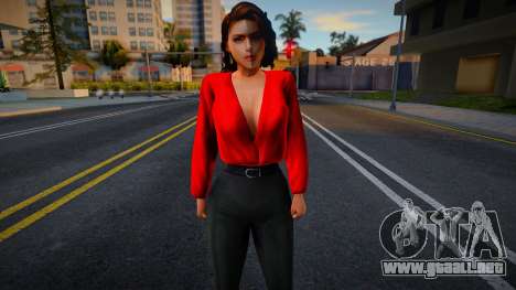 Muchacha joven en el estilo de SA 3 para GTA San Andreas