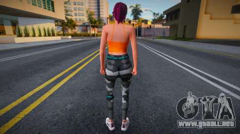 Muchacha joven en el estilo de CA 8 para GTA San Andreas