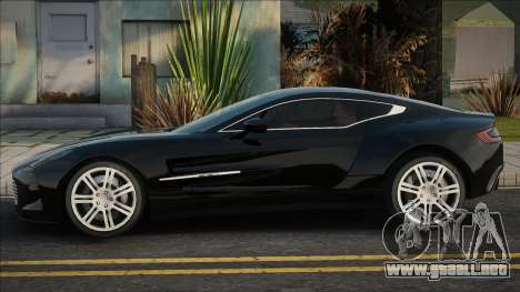 Aston Martin One-77 Blek para GTA San Andreas