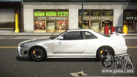 Nissan Skyline R34 ZL-R S6 para GTA 4