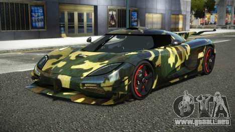 Koenigsegg Agera One RWZ S10 para GTA 4