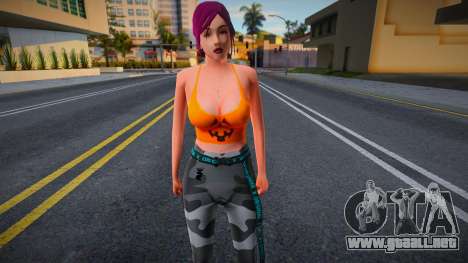 Muchacha joven en el estilo de CA 8 para GTA San Andreas