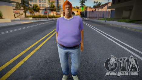 Hilary King from Vice City para GTA San Andreas