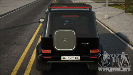 Mercedes-Benz EQG Ukr Plate para GTA San Andreas