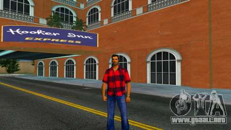 Tommy Vercetti con camisa de franela para GTA Vice City