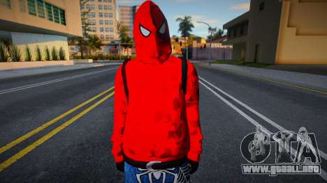 Spiderman Hoodie Boy para GTA San Andreas