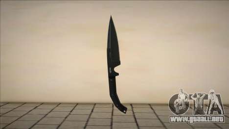 Cuchillo cromado para GTA San Andreas