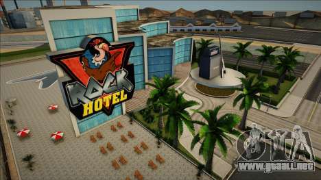 V-Rock Hotel R-TXD 2024 - Blue-Glass Version para GTA San Andreas