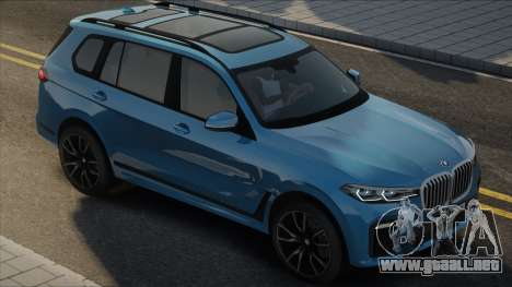 BMW X7 G07 Azul para GTA San Andreas