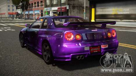 Nissan Skyline R34 ZL-R S13 para GTA 4