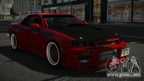 Nissan Skyline R33 AY-G para GTA 4