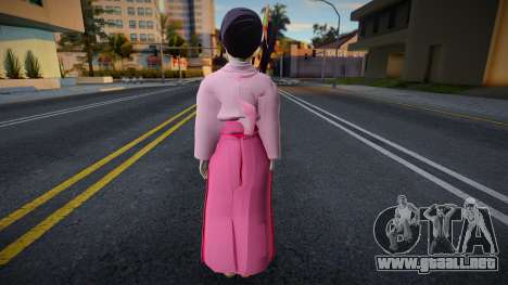 Kanao Tsuyuri Kimono Demon Slayer para GTA San Andreas