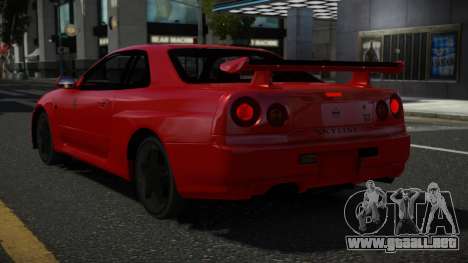 Nissan Skyline R34 JHL para GTA 4