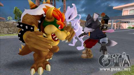 Bowser from Super Smash Bros Melee para GTA San Andreas